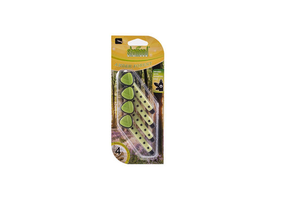 Lufterfrischer 4PK Amber Forest Dual Scented Vent Stick